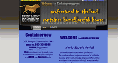 Desktop Screenshot of isallcontainer.com